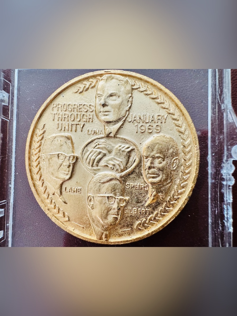 1969 Authentic Medal of United States United Transportation Union